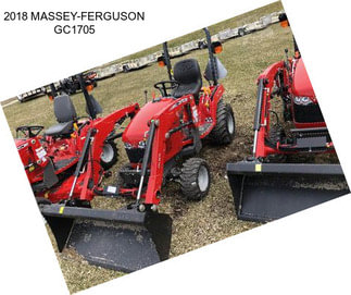 2018 MASSEY-FERGUSON GC1705