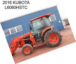 2016 KUBOTA L6060HSTC