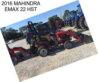 2016 MAHINDRA EMAX 22 HST