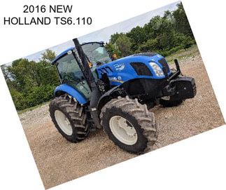 2016 NEW HOLLAND TS6.110