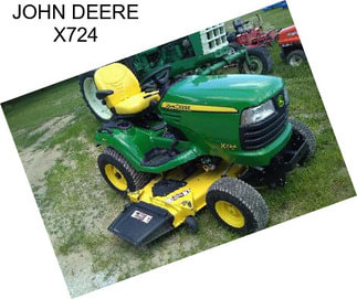 JOHN DEERE X724