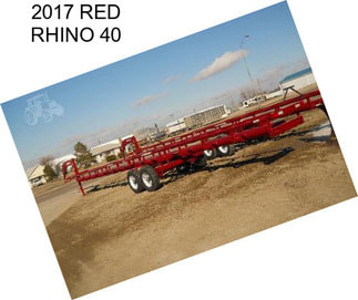 2017 RED RHINO 40