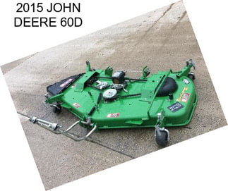 2015 JOHN DEERE 60D