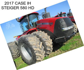 2017 CASE IH STEIGER 580 HD