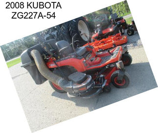 2008 KUBOTA ZG227A-54