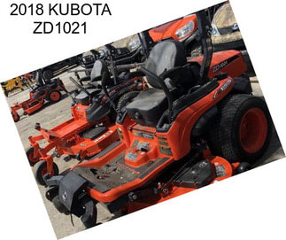 2018 KUBOTA ZD1021