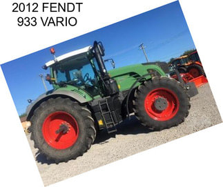 2012 FENDT 933 VARIO