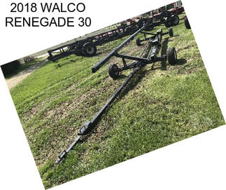 2018 WALCO RENEGADE 30
