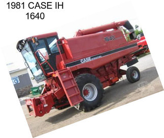 1981 CASE IH 1640