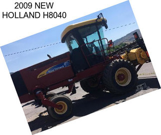 2009 NEW HOLLAND H8040