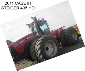 2011 CASE IH STEIGER 435 HD