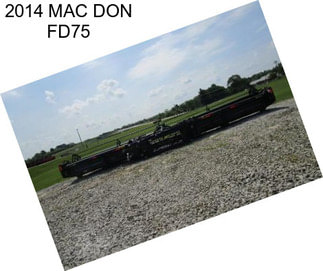 2014 MAC DON FD75