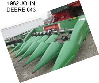 1982 JOHN DEERE 643