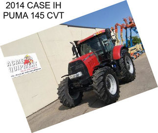 2014 CASE IH PUMA 145 CVT