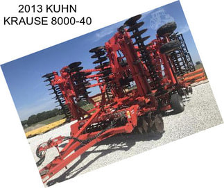 2013 KUHN KRAUSE 8000-40