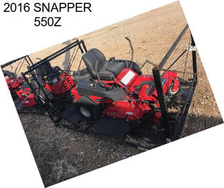 2016 SNAPPER 550Z