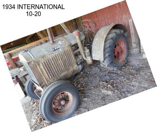 1934 INTERNATIONAL 10-20