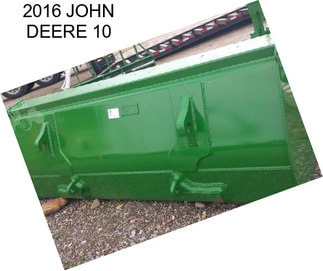 2016 JOHN DEERE 10