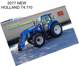 2017 NEW HOLLAND T4.110