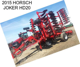 2015 HORSCH JOKER HD20