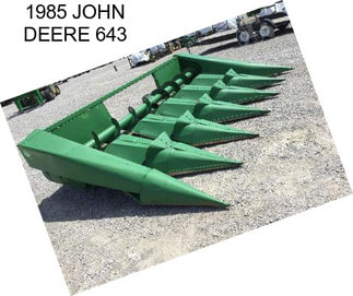 1985 JOHN DEERE 643