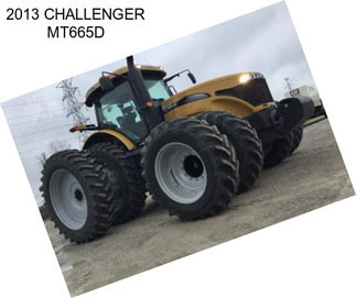 2013 CHALLENGER MT665D