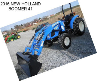 2016 NEW HOLLAND BOOMER 41