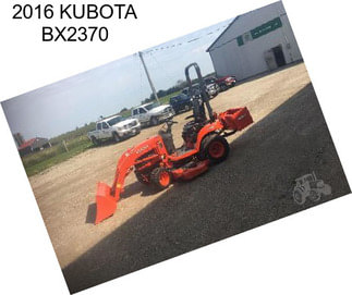 2016 KUBOTA BX2370