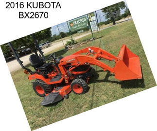 2016 KUBOTA BX2670