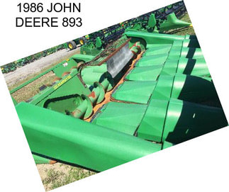 1986 JOHN DEERE 893