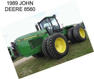 1989 JOHN DEERE 8560