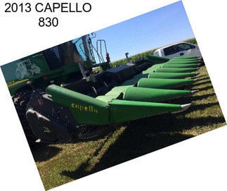 2013 CAPELLO 830