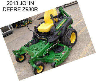 2013 JOHN DEERE Z930R