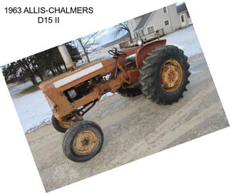 1963 ALLIS-CHALMERS D15 II