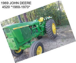 1969 JOHN DEERE 4520 *1969-1970*