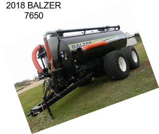 2018 BALZER 7650