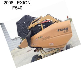 2008 LEXION F540
