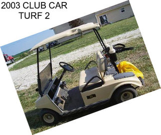 2003 CLUB CAR TURF 2