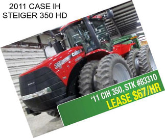 2011 CASE IH STEIGER 350 HD