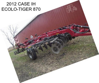 2012 CASE IH ECOLO-TIGER 870