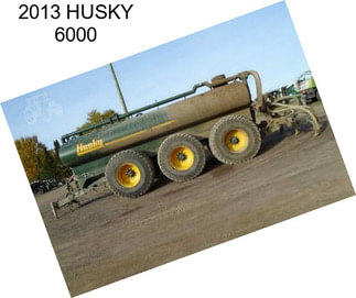 2013 HUSKY 6000