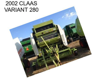 2002 CLAAS VARIANT 280