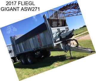 2017 FLIEGL GIGANT ASW271