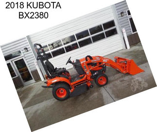 2018 KUBOTA BX2380