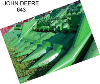 JOHN DEERE 643