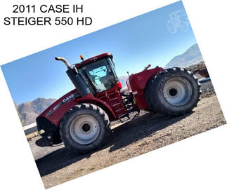 2011 CASE IH STEIGER 550 HD