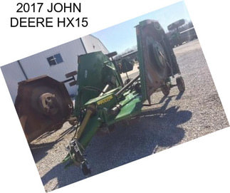 2017 JOHN DEERE HX15