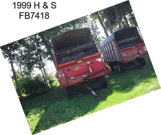 1999 H & S FB7418