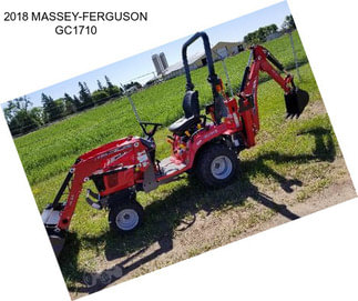 2018 MASSEY-FERGUSON GC1710