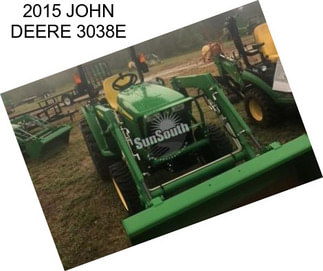 2015 JOHN DEERE 3038E